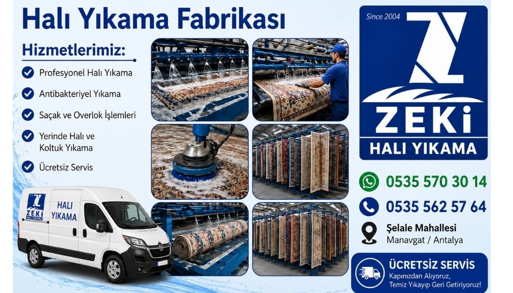 Manavgat Şelale Mahallesi Halı Yıkama